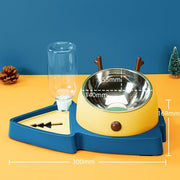 Pet Bowl Pet Feeding Bowl Slow Feeding Bowl Pet Feeding Equipment Dog Bowls Automatic Bowl Dog Slow Feeder Bowl Dog Slow Feeder Dish Detachable Water Tray Dog Food Bowl