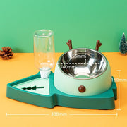 Pet Bowl Pet Feeding Bowl Slow Feeding Bowl Pet Feeding Equipment Dog Bowls Automatic Bowl Dog Slow Feeder Bowl Dog Slow Feeder Dish Detachable Water Tray Dog Food Bowl