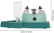 Pet Bowl Pet Feeding Bowl Slow Feeding Bowl Pet Feeding Equipment Dog Bowls Automatic Bowl Dog Slow Feeder Bowl Dog Slow Feeder Dish Detachable Water Tray Dog Food Bowl